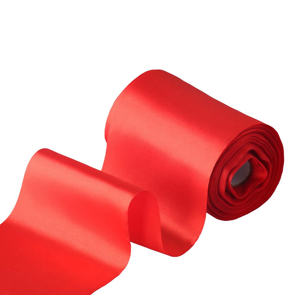 4 Inch Silk Band Large Satin Red Ribbon Red Satin Satin Fabric Satin Ribbon