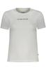 Slim Fit Logo Print T-shirt 50% Organic Cotton White