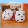 Milk Cup Tea Plush Keychain Cute Bag Pendant Cartoon Doll Kids Birthday Gift