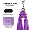 VEVOR Aerial Silk & Yoga Swing, 8.7 Yards, Aerial Yoga Hammock Kit with 100gsm Nylon Fabric, Full Rigging Hardware & Easy Set-up Guide