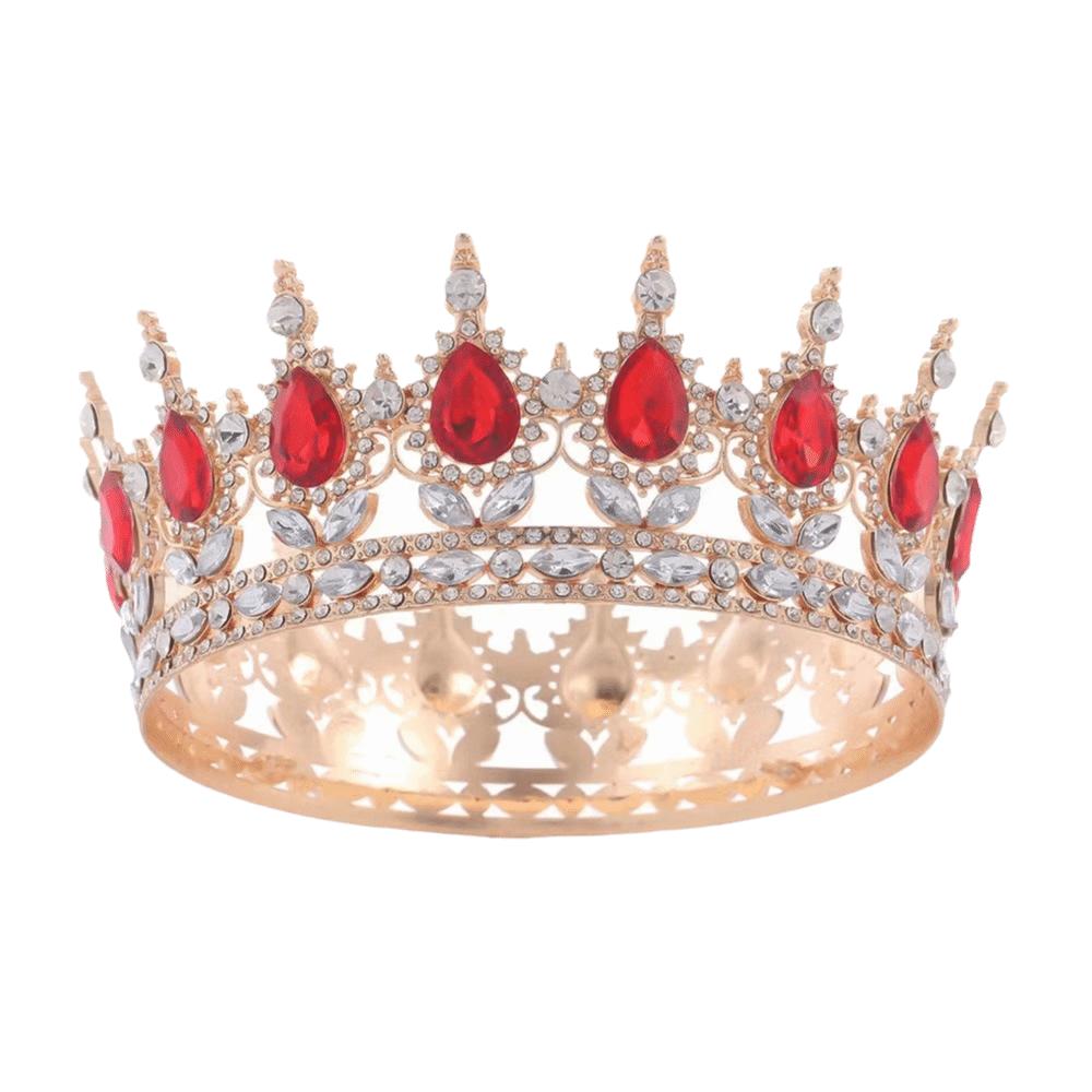 Украшения для торта Барокко Короны для конкурсов Роскошная Хрустальная Корона Королевы Принцессы Свадебные принадлежности для вечеринок