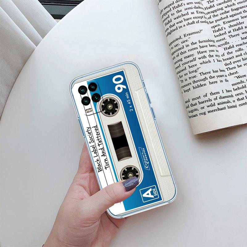 RP9 Boombox Tape Vintage Transparent Phone Case for Samsung Galaxy A04 A04S A14 A23 A34 A54 M23 M33 M52 M53