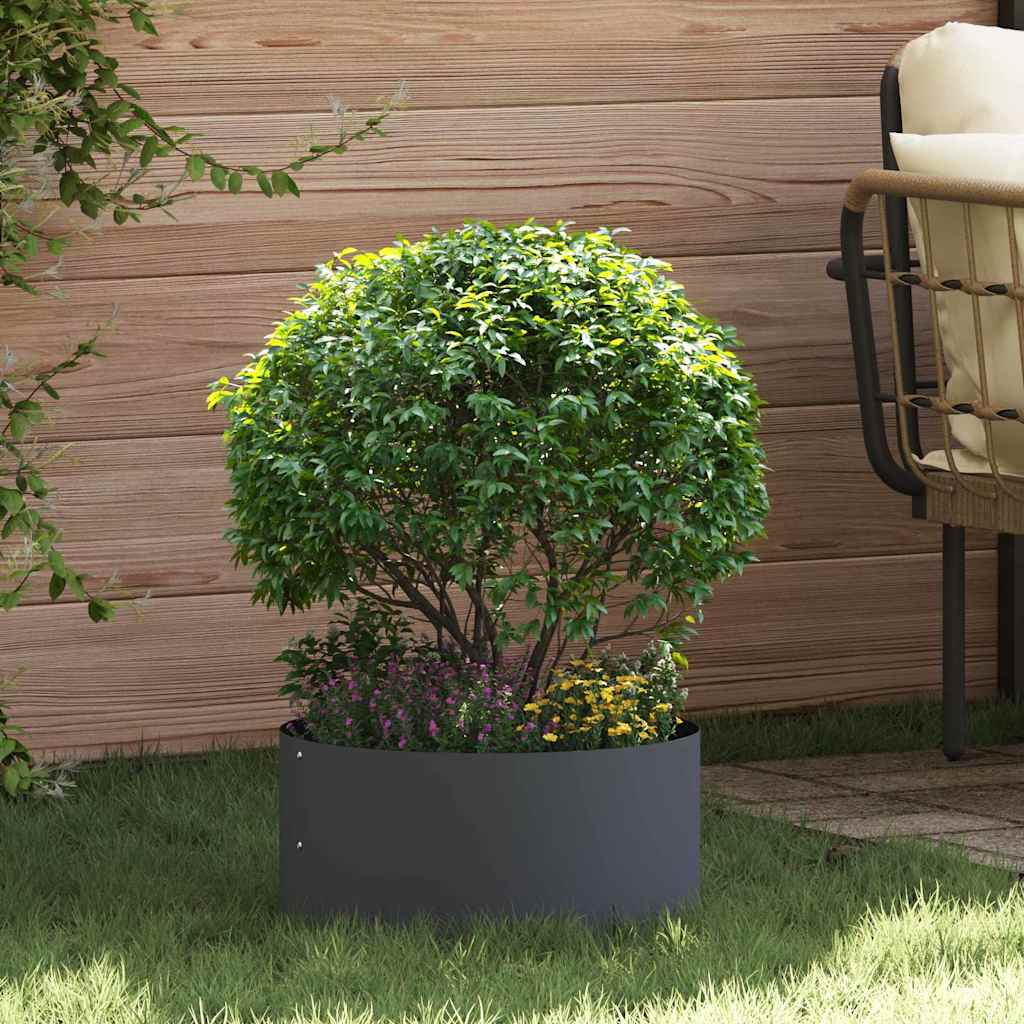 Plant Ring Set 5 pcs Anthracite Grey 40 x 40 x 20 cm