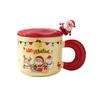 Creative Christmas Ceramic Cup With Lid, High-Value Household Couple Water Cup Gift Box, High-End Souvenir Gift