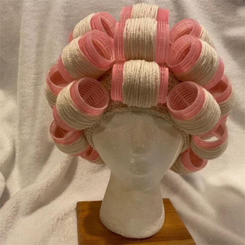 Новая связанная вручную клоунская шляпа с цветными блоками, модная и персонализированная взрослая шапка-пуловер