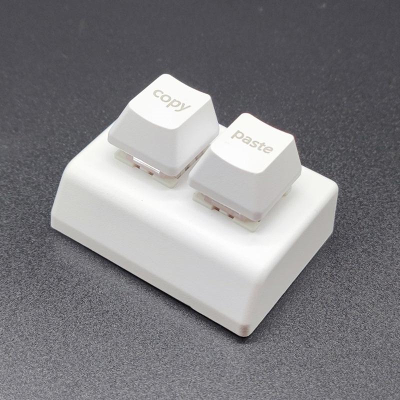 Механическая игровая USB-клавиатура с 2 настраиваемыми клавишами, цветной подсветкой, программируемые хот-свап клавиатурные блоки