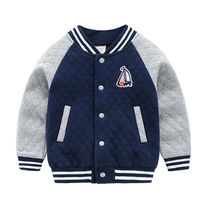 Winter Children's Cotton Wear Boys Casual Sports Top Students Cotton Jacket