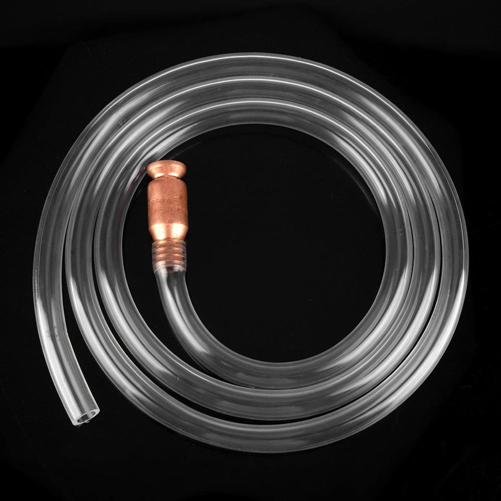 Transparent 1.8M Anti-static PVC Siphon Hose Household liquid fluid transfer