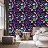 Wallpaper Colorful Youth Collage for Living Room and Bedroom 50x1000