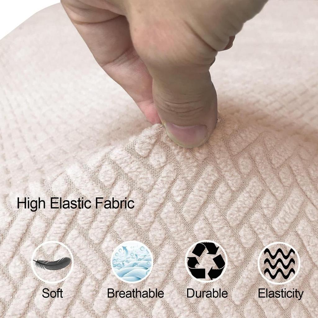 Эластичный жаккардовый чехол для обеденной зоны на автодоме, защита животных, моющийся двухместный диванчик для автофургона, автомобильные скамейки, чехлы для ресторана