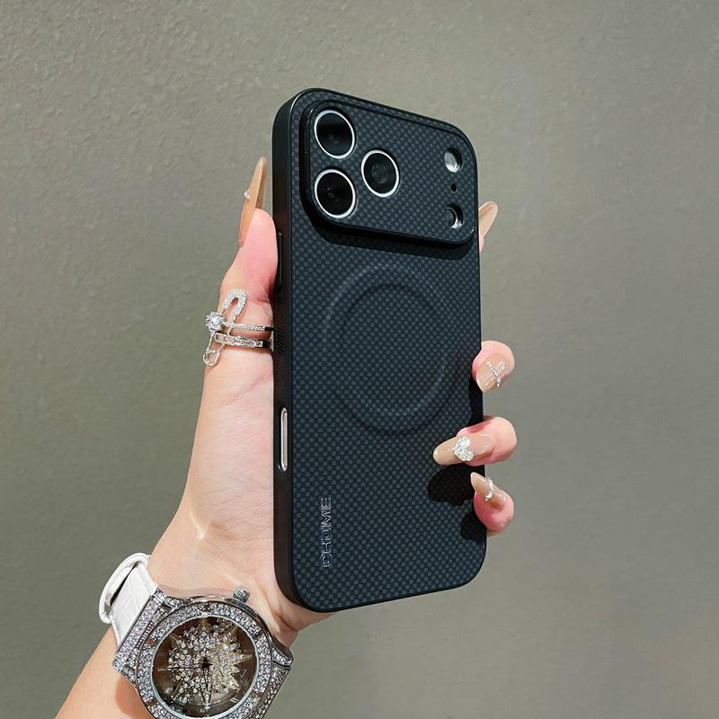 Магнитный чехол Yunge 'Яблоко' для телефона 17 Pro Max - Новый дизайн, Полное покрытие, Защита от падений для моделей 16/15