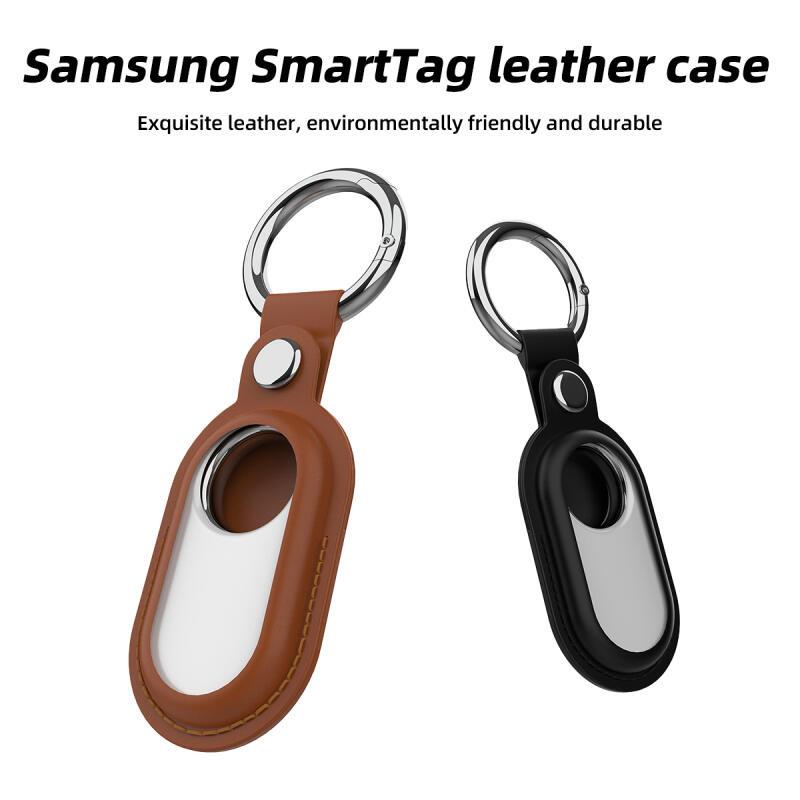 HdoorLink Защитная крышка для Samsung Galaxy Smart Tag2, противоударная, устойчивая к царапинам, пыленепроницаемая, защитный чехол из ПУ кожи, аксессуар