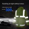 Reflective Full-Body Outdoor Fluorescent Raincoat for Traffic Duty and Sanitation, Heavy-Duty Raincoat Set with Separate Rain Pants