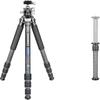 INNOREL Camera Carbon SLR Tripod with Ball Working Pipe 18KG Maximum Load Panorama Macro Video Digital DV Universal Compact Portable Tripod with