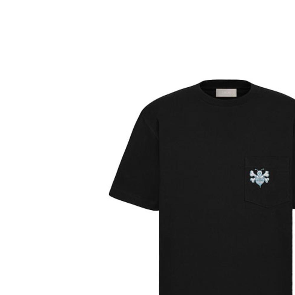 DIOR And Shawn Oversized Bee T Shirt 033J644A0554-C985