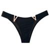 Women Sexy Panties Summer Silk G-String Fashion V Word 6 Color Underwear Seamless Breathable Thongs Ladies Intimates Lingerie