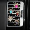 Diamond Crystal Spider Car Air Fresheners Air Vent Clips Cute Auto Diffuser Vent Clip Interior Decor Car Accessories for Women