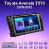2 DIN Android автомобильное радио для Toyota Avensis T270 2009-2015 мультимедийный проигрыватель головное устройство стерео GPS навигация WIFI 1+16 ГБ