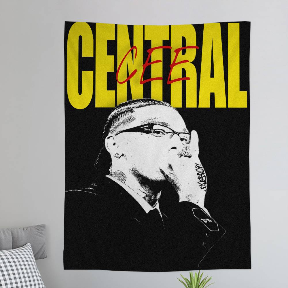 Певец Central Cee Подвесной Богемный Гобелен Индийский Будда Настенное Украшение Колдовство Богемный Хиппи Дешевый Хиппи Настенное Полотно