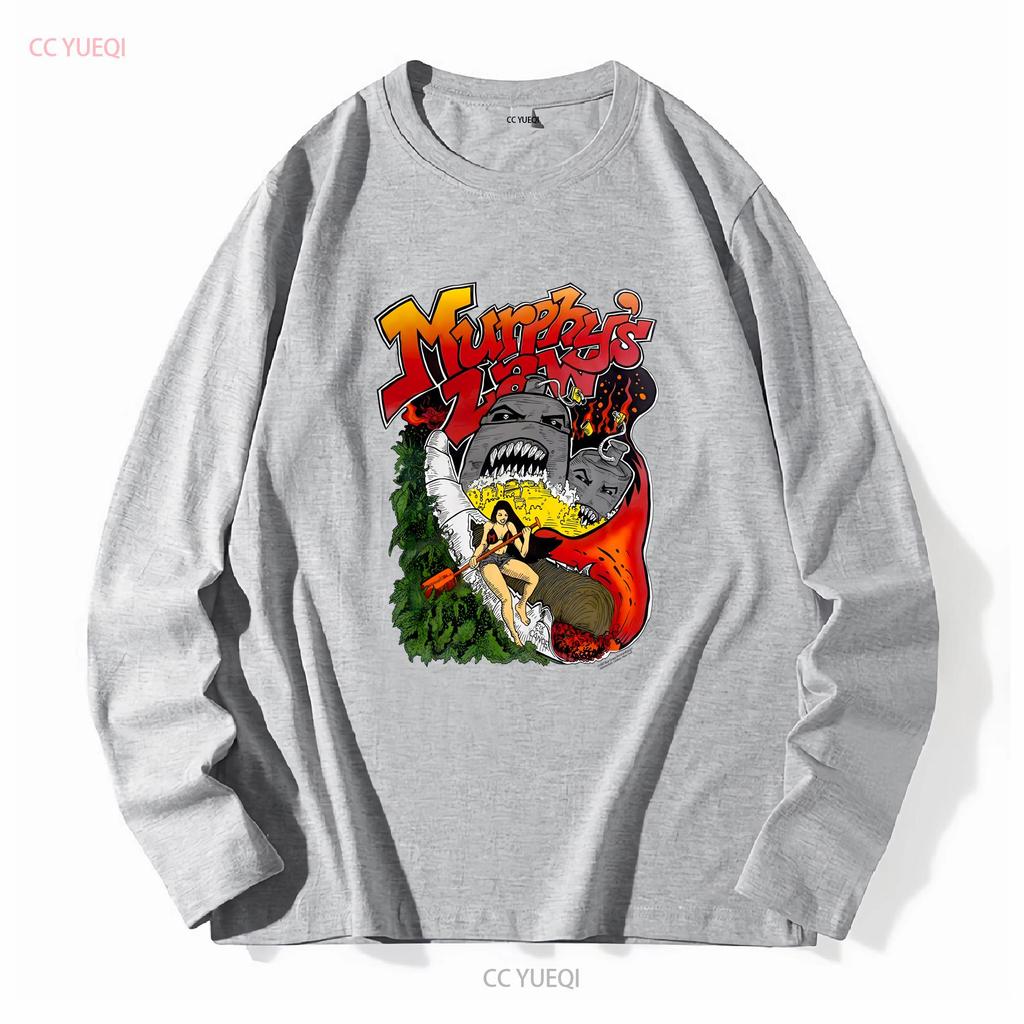 Футболка с принтом по Закону Мерфи, короткий рукав, белая, унисекс, мужская, женская, KTV8646, винтажная, стирка, топ для повседневной носки, мягкий, универсальный