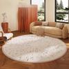Декор спальни в итальянском стиле Круглый ковер Ковры класса люкс для гостиной Моющийся коврик для лаунжа Нескользящий коврик для пола Кабинет Мягкий ковер