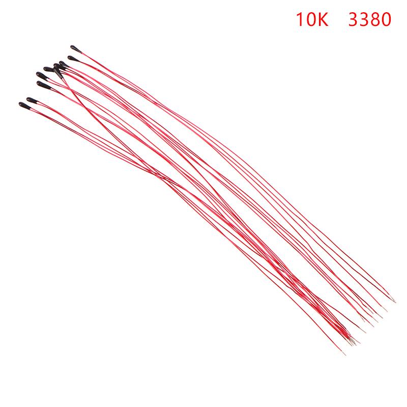 10 шт. термистор NTC, терморезистор Mf52B 10K 100K, проводная зондовая сборка B3470 B3380 1%
