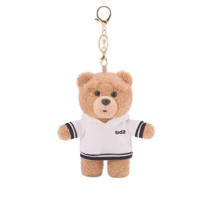 Плюшевый брелок Ted 2 Кавайный плюшевый мишка Аниме Хобби Мягкая игрушка Брелок Подвеска для сумки Куклы Рождественские Подарки на день рождения