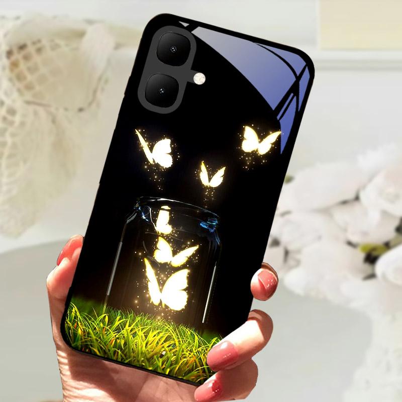 Чехол для телефона Infinix Smart 10 Ударопрочные чехлы Закаленное стекло Задняя крышка Для Tecno Pop 10 KM4 Smart10 X6725 Защита камеры