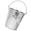 Small Iron Bucket Flower Pot Chip Baskets for Serving Ice Cubes Container Fries Fried Chicken Storage Tinplate