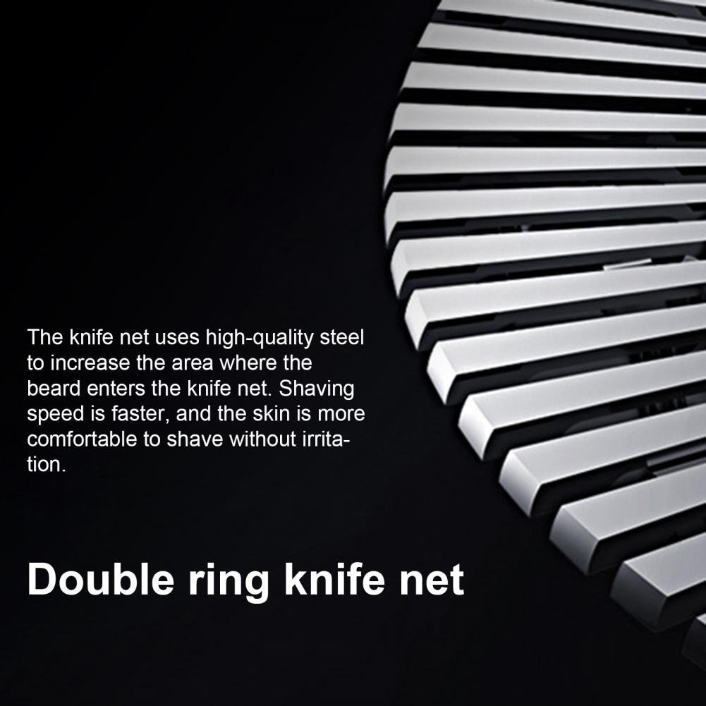 Водостойкая электрическая бритва 4 в 1, мужская бритва с 3 лезвиями, многофункциональная машинка для стрижки с ЖК-дисплеем IPX7, влажная и сухая стрижка волос в ушах, в носу