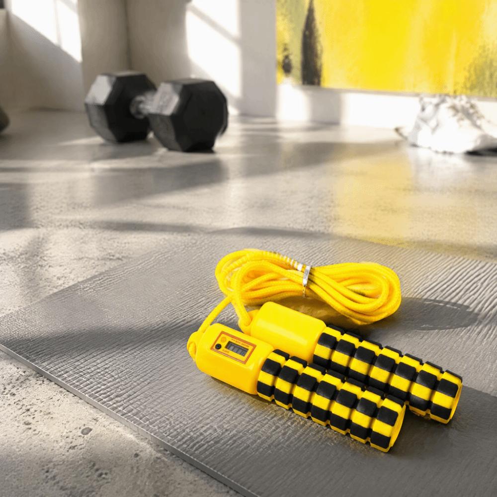 Mechanical Counter Counting Skipping Rope Adjustable Length Exercise Jump Rope Home Fitness