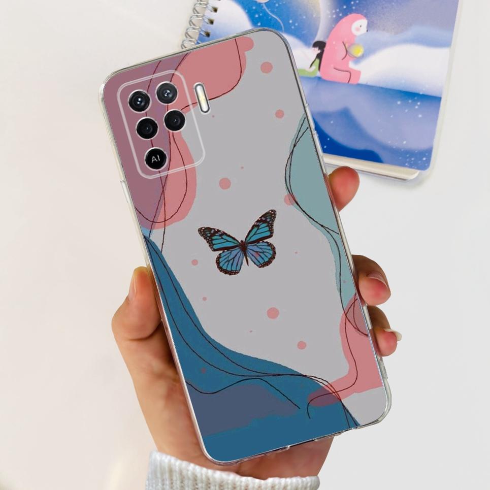 Мультяшный Крутой Стиль Чехол Capa Для Reno5 Lite 5 F Прозрачный Чехол С Рисунком Мягкий Тонкий Силиконовый Funda Для Oppo Reno 5Lite 5F