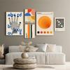 Абстрактная выставка Баухаус постер настенная живопись маслом Современная геометрия Япония Скандинавия