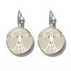 2018 New Style Blessed Virgin Mary Mother Of Baby Earrings Jesus Christian Catholic Religious Glass Jesus Stud Earrings For Gift