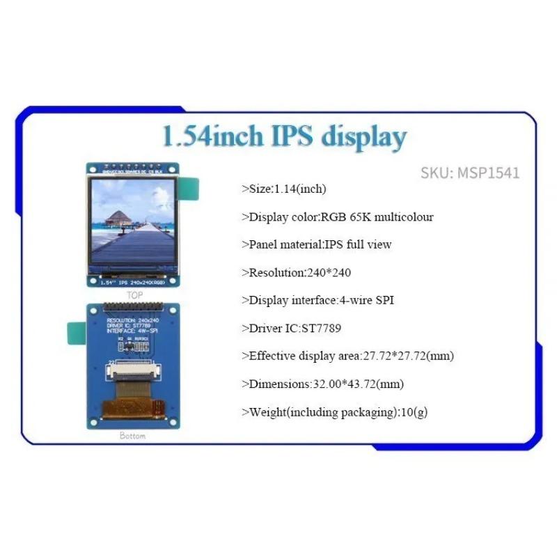 IPS TFT LCD OLED Дисплейный Модуль 0,96/1,14/1,28/1,3/1,54/1,69/1,9/2,0 дюйма для  ardunio raspberry pi  stm