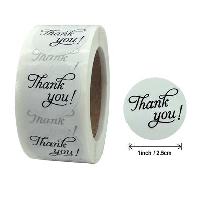 500 шт. Наклейки «Спасибо» Печать Этикетка Ручной Работы Упаковочные Пакеты Для Выпечки Украшения