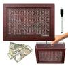 Wooden Piggy Bank Money Saving Challenge Box Cash Saver with Counter Encourage Daily Saving Coin Counter Piggy Bank with Money Target And Numbers