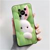 Phone Case For ZTE Blade V70 Max/Nubia V70 Max Soft Silicone Black Case Bright Pattern Pink Sand Beach,Garden Shockproof Shell