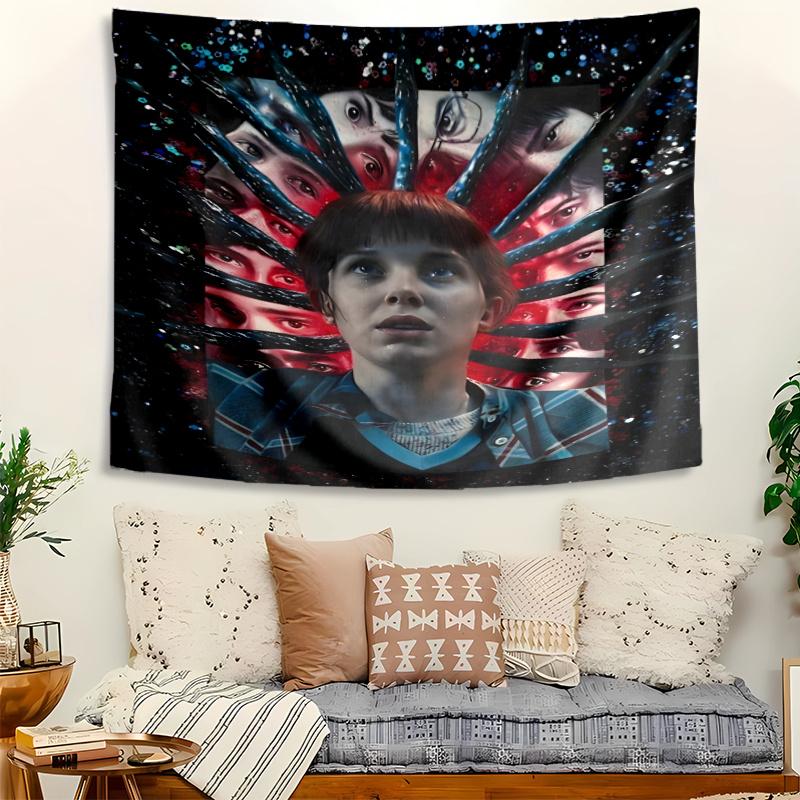 stranger things eleven Tapestry, Wall Hanging Tapestry, Pattern Tapestry for Dorm Bedroom Living Room Wall Art Photography Backdrop