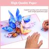 Pop Up Birthday Cards For Women, 3d Pop Up Flower Butterfly Card For Her, Daughter, Sister, Girlfriend, Girls, Attach A Delicate Envelope