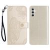 For Samsung Galaxy A16 5G/4G Case Owl Flower Imprinted Leather Cover Wallet with Strap