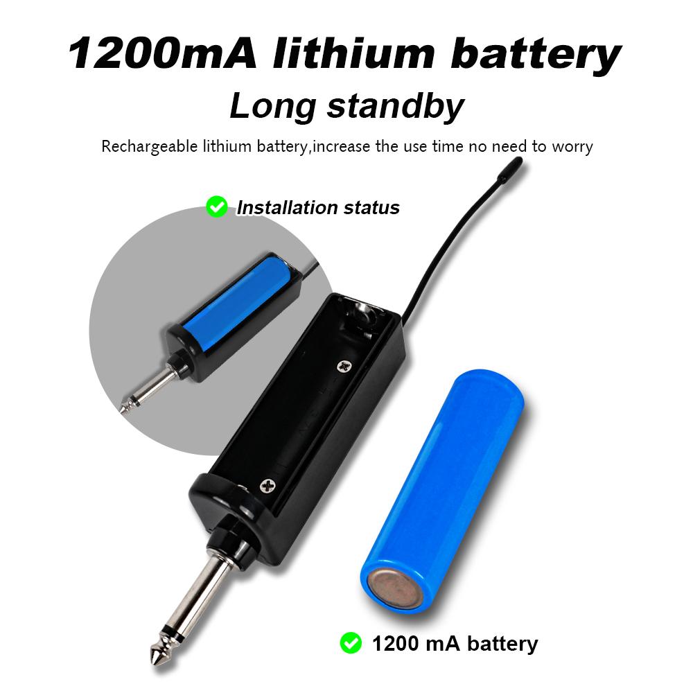 Wireless Microphone Handheld Micphone 2 Channels UHF Fixed Frequency Mic for Party Karaoke Professional Church Show Meeting