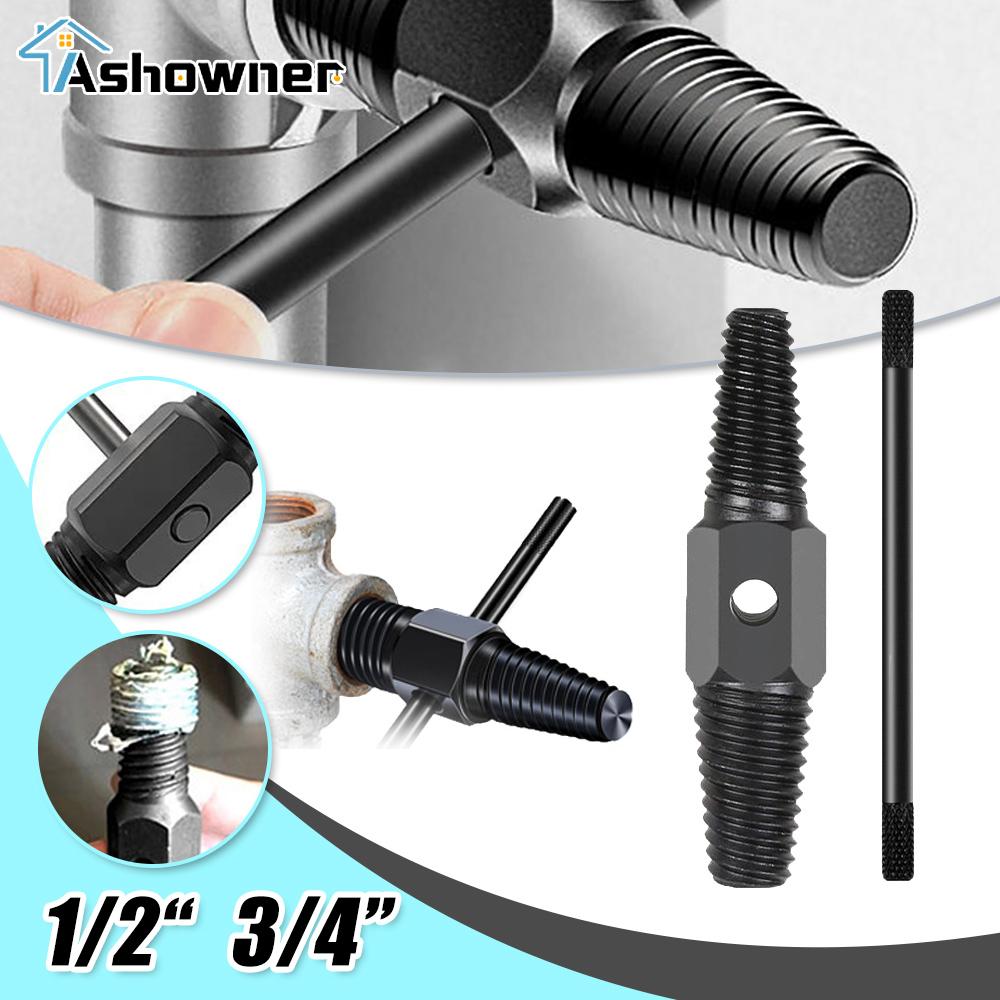 Треугольный кран с двойной головкой, экстрактор сломанной проволоки, универсальный кран, экстрактор винтов, кран для труб, экстрактор сломанной резьбы