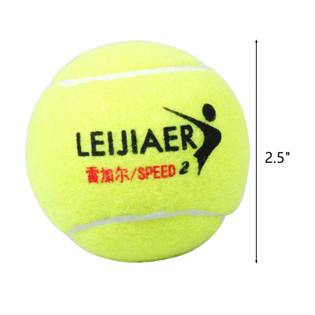 10Pcs Tennis Ball High Elasticity Long-lasting Wear-resistant Durable Training Game Yellow High Bounce Practice Tennis Ball