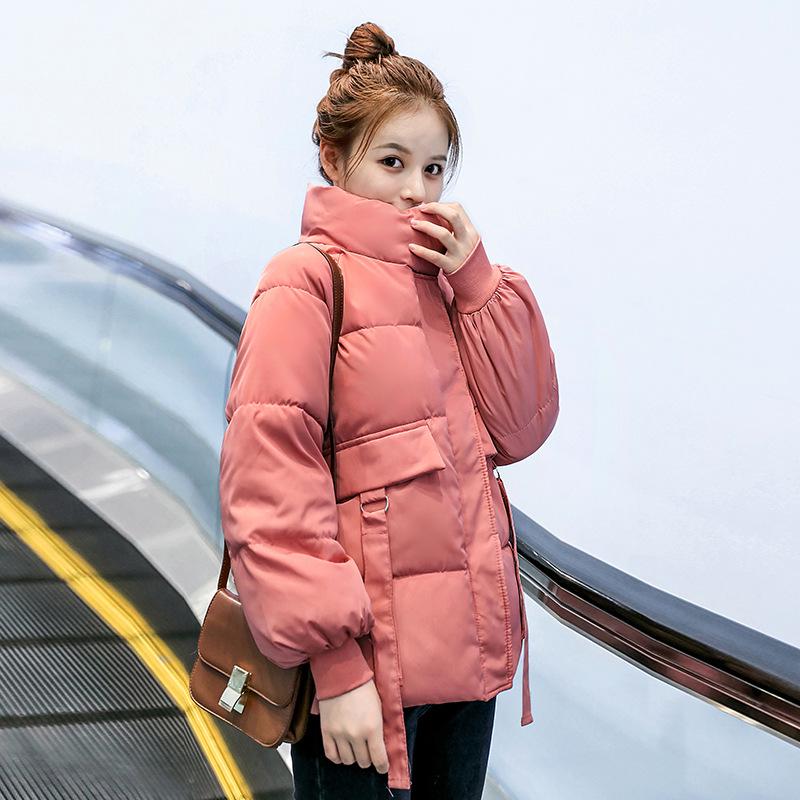 Женская утолщенная теплая зимняя одежда, новая хлопковая пуховая куртка, свободная куртка, хлопковая куртка