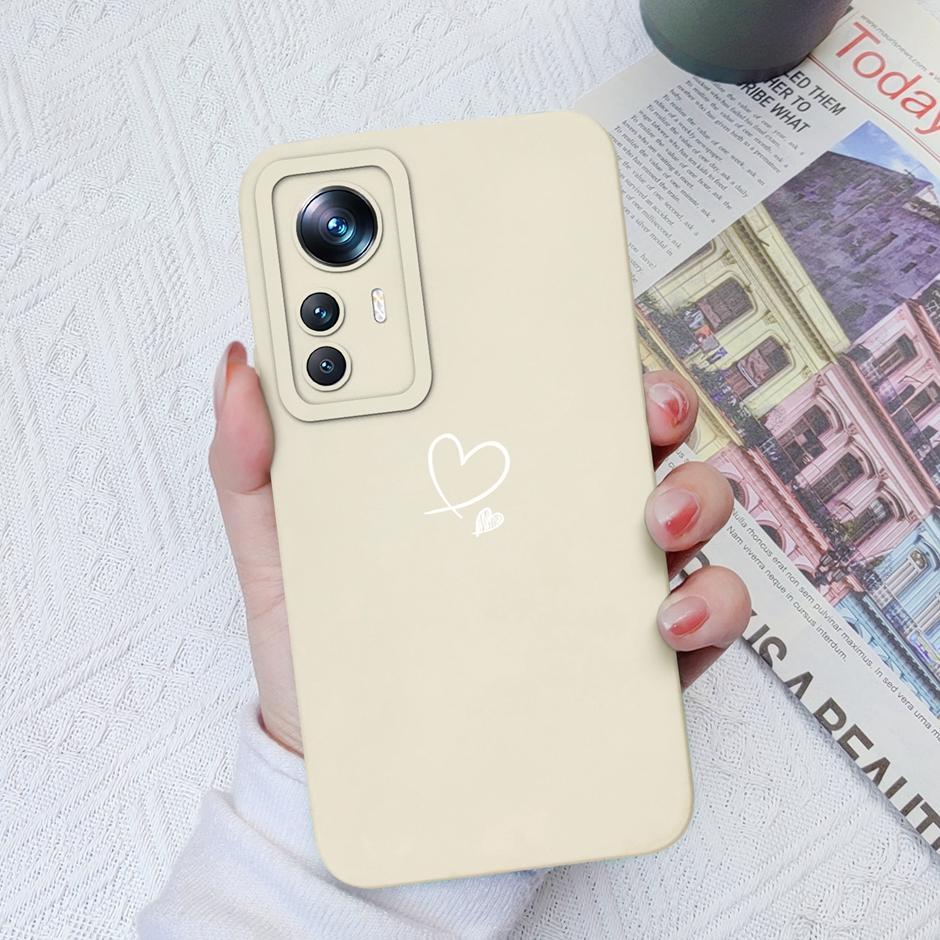 For Xiaomi 12T Case Hot New Design Cute Cat Butterfly Cartoons Matte Liquid Silicone Shell For Xiaomi 12T Pro Ultrathin Fundas