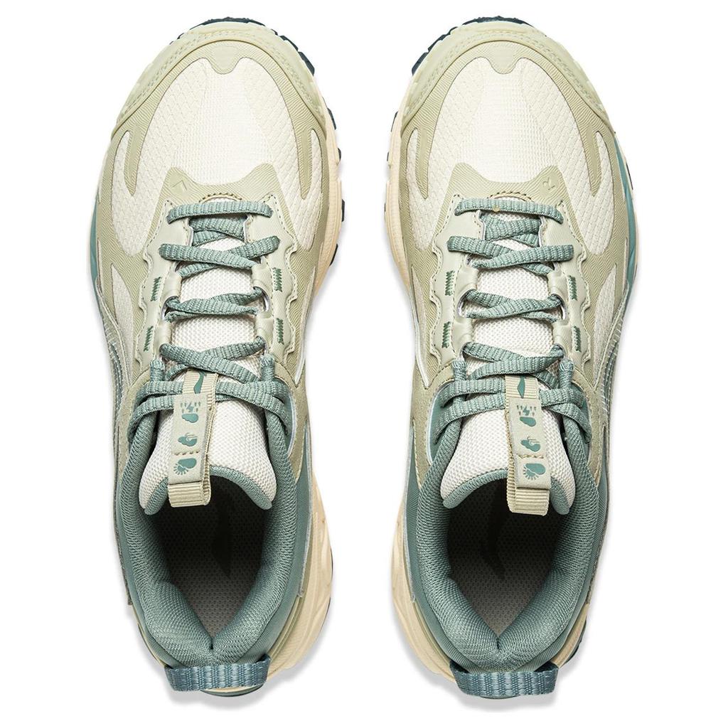 Кроссовки Li Ning Fuyiao 2.0 Trail Classic Retro с двойной амортизацией, устойчивой поддержкой, нескользящие, износостойкие, с низким верхом, для повседневного бега, женские кроссовки ARXU010-5