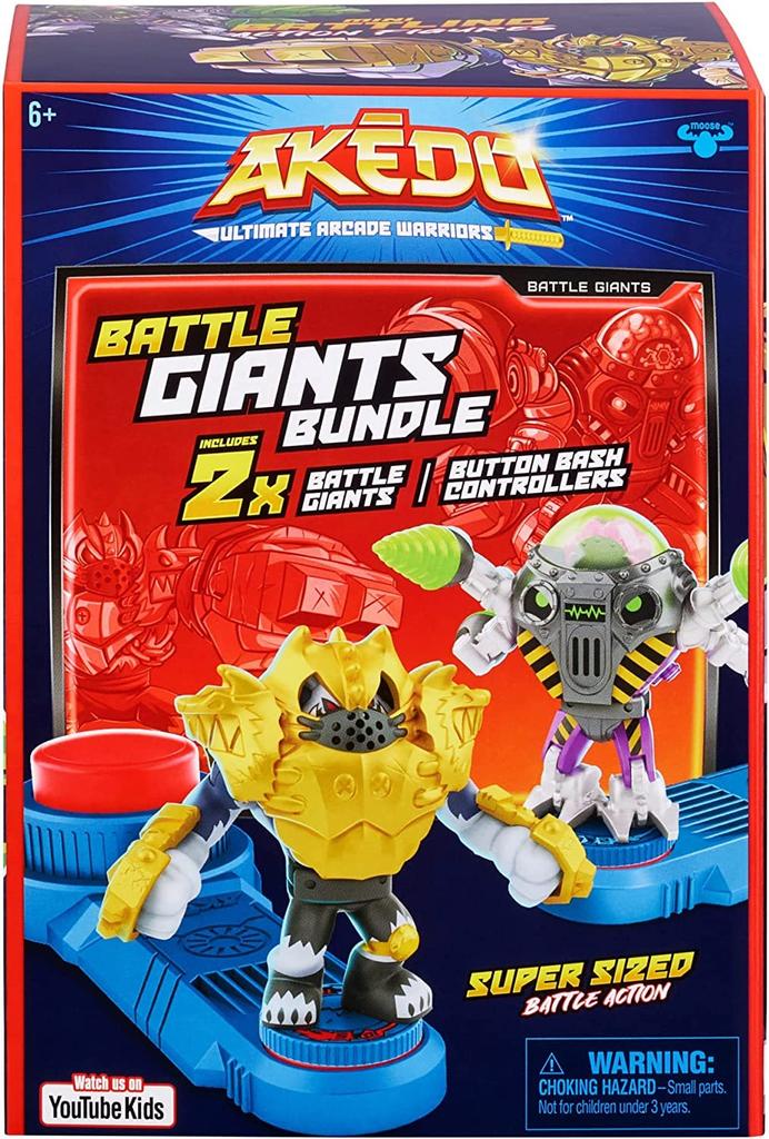 Akedo Ultimate Arcade Musou Battle Giant Versus Pack Drillborg Vs. Alpha Wolf Mini Battle Action Figure
