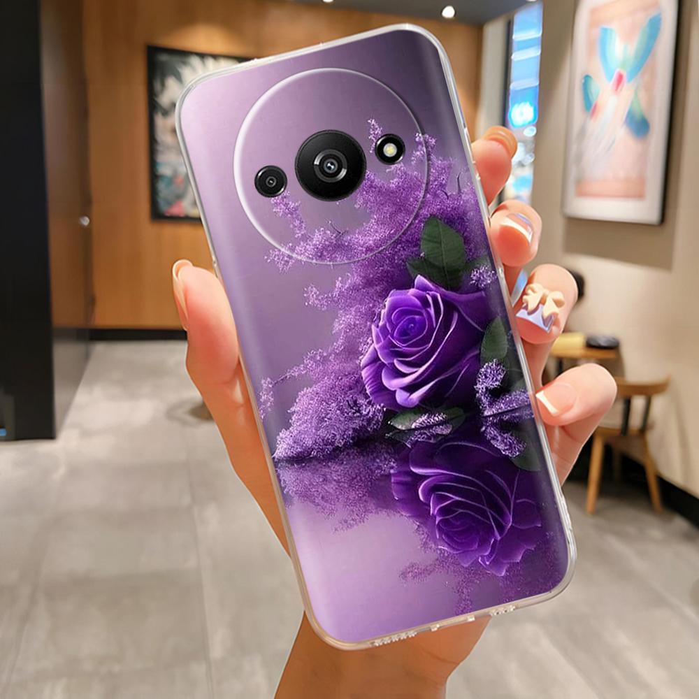 Чехол для телефона для Redmi A3 4G Чехол Сердца Funda Жидкий силикон Защита камеры Задняя крышка телефона для Xiaomi Redmi A3X redmiA3 A 3