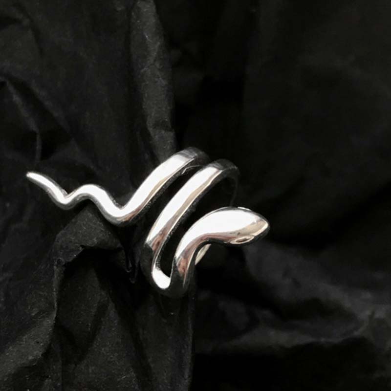 Серьги-клипсы в стиле панк-животных для женщин и мужчин, изысканные серьги-клипсы в виде змеи без отверстий